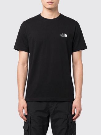 The North Face T-shirt girocollo in puro cotone con logo stampato a contrasto