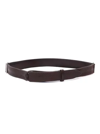 Orciani Refined Calf Leather Belt With Polished Buckle