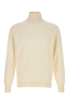 Brunello Cucinelli Brunello Cucinelli Ivory Cashmere Sweater