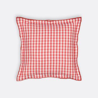 La Redoute Interieurs Gingham katoen/linnen kussenhoes, Cottage