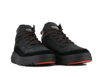 Palladium Schn&uuml;rboots PALLADIUM PALLAFLEX CUFF M, Herren, Gr. 40, schwarz, Leder, Schuhe Schn&uuml;rboots, Winterschuhe, Sneakerboots, Schn&uuml;rstiefel