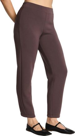 Spanx AirEssentials Straight Leg Ankle Pants in Dark Cacao at Nordstrom, Size 1 X