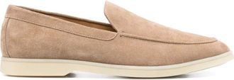 Henderson Beige Su&egrave;de Loafers Casual Flats - Heren - Loafers - Beige - 46 EU - Su&egrave;de - Schoenen