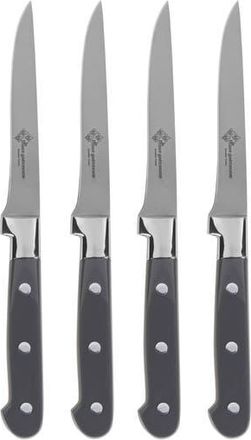 Au Nain Couteliers Prince Gastronome 4-Piece Steak Knife Set in Pewter at Nordstrom Rack
