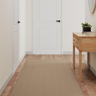 vidaXL Vidaxl - Alfombra De Pasillo Con Aspecto De Sisal Color Arena 80x300 Cm