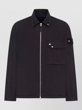 Stone Island denim shirt jacket