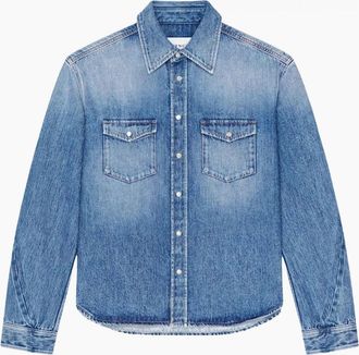 Givenchy Mens Vintage Denim Shirt Denim Blue - Size: 40/Regular