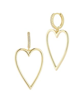 Sphera Milano 14K Gold Plated Cz Earrings