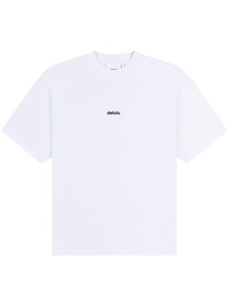 Axel Arigato T-shirt Delulu con effetto vissuto - Bianco