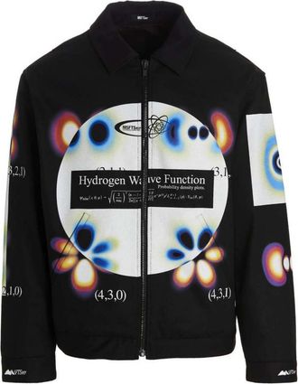 MSFTSrep Black Hydrogen Wave Jacket