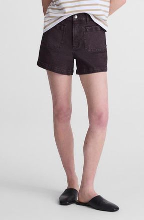 Madewell The Emmy Shorts in Chocolate Plum at Nordstrom, Size 25