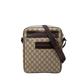 Gucci Pre-owned Vintage Crossbody Bag - unisex - Pre-owned - Beige - Maat: ONE Size Leer