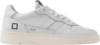 D.A.T.E. Court 2.0 Basic - Heren - Sneakers - Wit - 42 EU - Leer - Schoenen