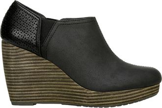 Dr. Scholls Harlow Wedge Booties Black D1373M1005 Womens