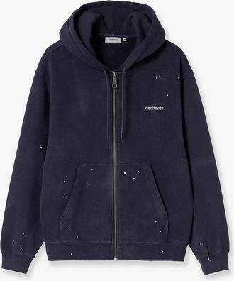 Carhartt Work in Progress Felpa Hooded Painter in cotone con logo ricamato frontale - CARHARTT WIP - gender_Man
