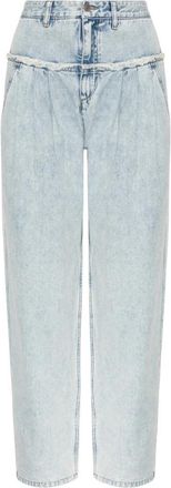 Isabel Marant Iniza Jeans - Dames - Loose Fit Jeans - Blauw - L - Katoen - Jeans