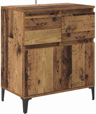 vidaXL Sideboard Old Wood 60 x 35 x 70 cm Engineered Wood and Iron vidaXL