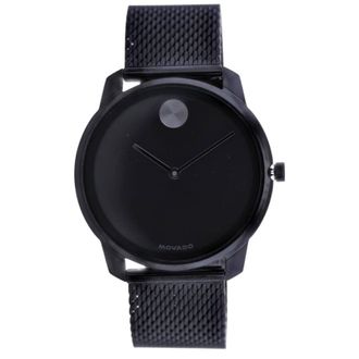 Movado Bold Quartz Black Dial Mens Watch 3601338