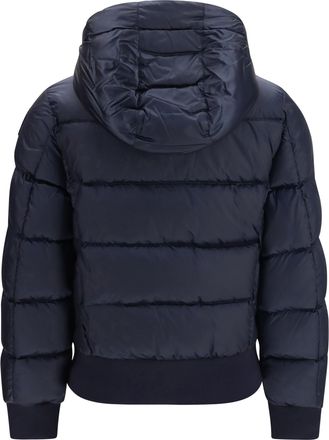 Parajumpers Womens Mariah Hooded Down Jacket Blue Navy Coat
