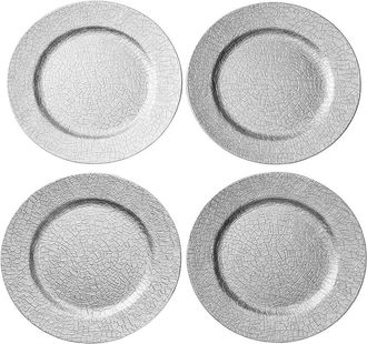American Atelier Rhiannon Plated Set Of 4 Charger Plates