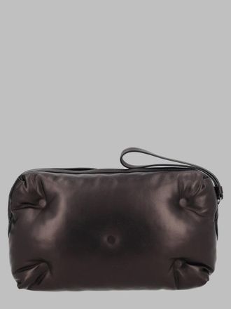 Maison Margiela Unisex Camera Bag Glam Slam Leather Black Clutch