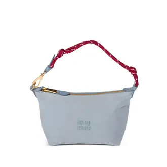 Miu Miu Gabardine Ribbon Mini Bag