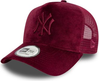 New Era Womens Trucker Cap - Denim New York Yankees Sky Blue