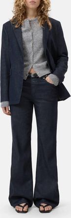 Closed Gillan Wide Leg Jeans In Dark Blue