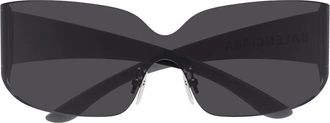 Balenciaga Shield Zonnebrillen - unisex - Zonnebrillen - Grijs - ONE Size - Nylon - Accessoires