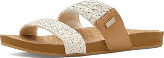 Reef Cushion Vista Womens Sandals Vintage Textile : 7.5 B - Medium, Faux Leather