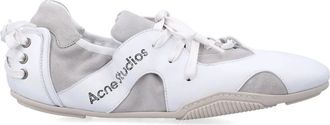 Acne Studios Leren Sneakers met Veters - Heren - Sneakers - Wit - 43 EU - Leer - Schoenen