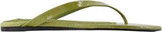 Ami Flip Flops, female, Green, Size: 6 US Pointed Toe Sandals