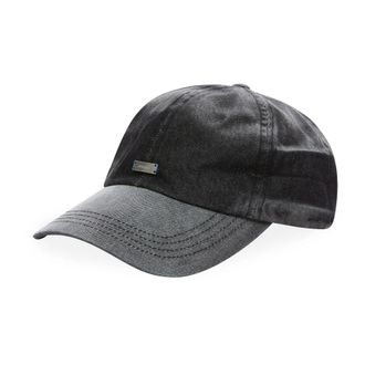 Ader Error Hats & Caps, unisex, Black, S, Black Washed 6 Panel Cap with Buckle