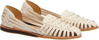 Nisolo Huarache Sandal Womens Shoes Bone : 8.5 M, Leather