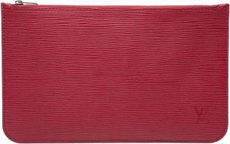 Louis Vuitton Pre-owned Clutch - Dames - Vintage Clutch - Rood - ONE Size - Leer - Vintage
