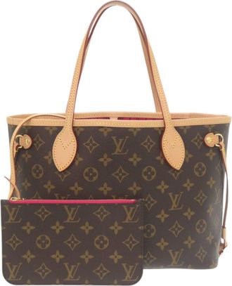 Louis Vuitton Brown Pivoine Monogram Pouch Tote Bag (Pre-Owned)