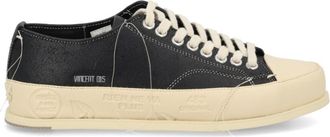 Premiata Black Solid Vincent Sneakers