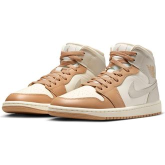 Nike Jordan Air Jordan 1 Mid Sneaker in 118 Palivr/ltowbr at Nordstrom Rack, Size 9.5