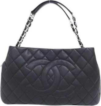 Chanel Pre-owned Caviar Skin Schoudertas - Dames - Vintage Schoudertas - Zwart - ONE Size - Leer - Vintage