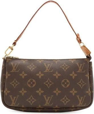 Louis Vuitton Pre-owned Monogram Pouch - Dames - Vintage Handtas - Bruin - ONE Size - Vintage