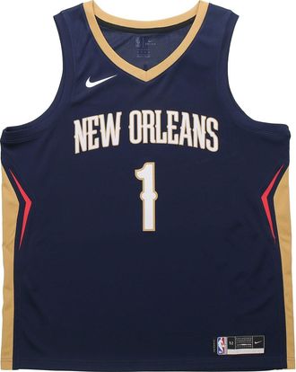 Nike NBA Zion Williamson New Orleans Pelicans 2022/23 Icon Edition Swingman Jersey 1 CW3674-424