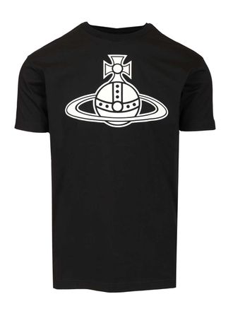 Vivienne Westwood Paris Orb T-Shirt Nero-Uomo