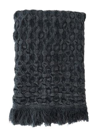 Anaya with Love Turkish Cotton Waffle Hand Towel - Set of 2 in Black at Nordstrom