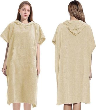 OEM Poncho Con Capucha Para Cambiarse De Surf, Confeccionado En Microfibra Absorbente De Secado R&aacute;pido, Ideal Para Surf, Playa, Gris Oscuro