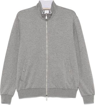 Eleventy zip-up sweatshirt - Grey