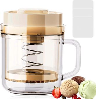 OEM Colador De Yogur, Filtro De Yogur Casero Con Tapa, Separador De Suero Lavable Con Resorte, Colador De Yogur Con 3 Pa&ntilde;os Filtrantes, Para Hacer Yogur G