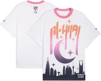 Puma Mens Puma White Al Hilal 2025 FIFA Club World Cup Hoops T-Shirt at Nordstrom, Size X-Large