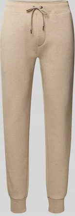 Polo Ralph Lauren Sweatpants mit elastischem Bund in Beige Melange, Größe XXL