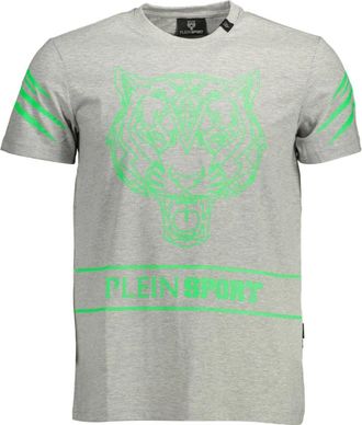 Plein Sport T-shirt met korte mouwen - Heren - Sportshirts - Grijs - S - Fitness