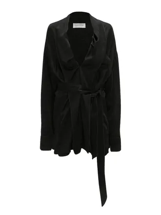 Victoria Beckham Wrap Detail Mini Dress